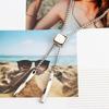 Bolo Tie for Male Western Cowboy Necktie with Small Cube Pendant Decorative