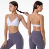 BYMERMAIDS Fitness Yoga Top Deep V Sexy Triangle Cup Bralette Boneless Sports Bra Seamless Push Up Bra Women's Tube Top Crop Top