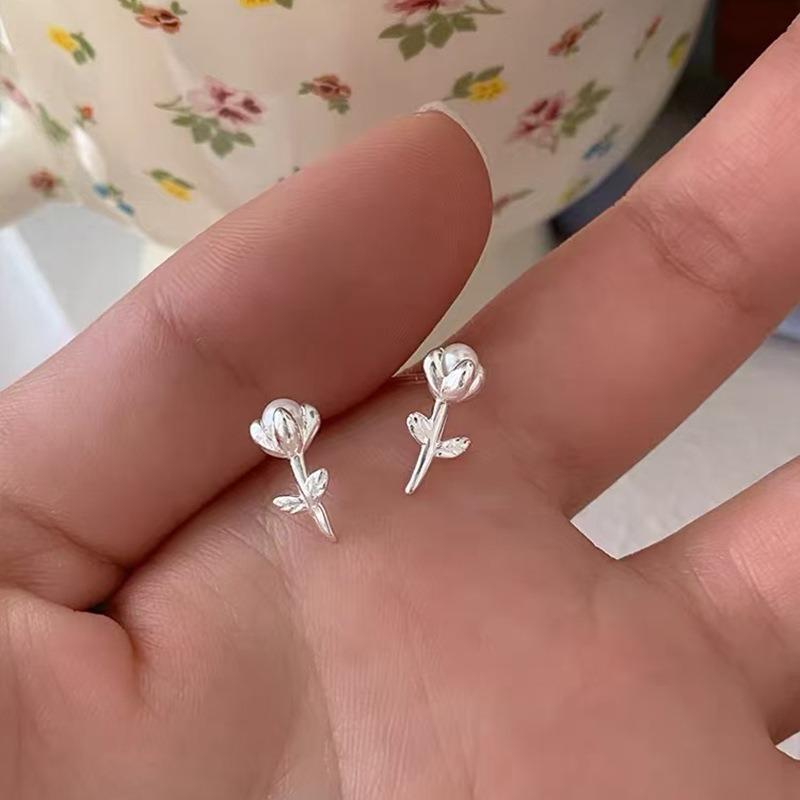 Raising Ear Holes, Small Stud Earrings for Women, Simple, Sweet, Small and Fresh Earrings, Niche Design, Versatile Earrings