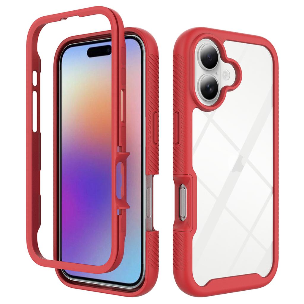 For iPhone 17 Case Anti Drop 2 in 1 PC+TPU Phone Cover