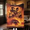 1pc Dune Part TwoOutdoor Flannel Blanket Soft Plush Decor for Picnics, camping,Bedroom, Playroom, or Lunch Breakn1150A