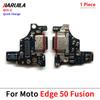 For Moto Edge 20 Lite Pro Edge 30 Fusion Neo USB Charging Port Charger Dock Connector Board Flex Cable With Mic Microphone