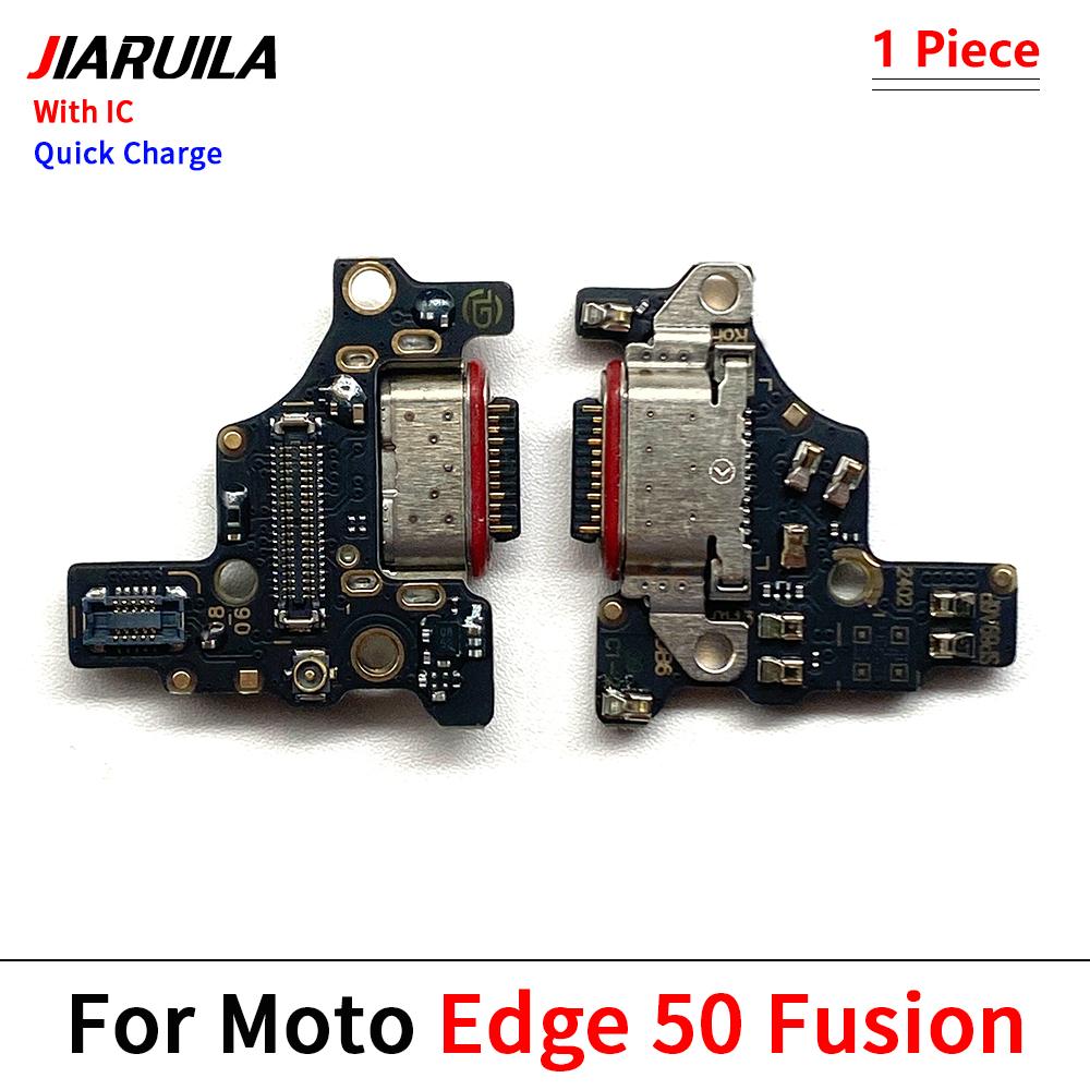 For Moto Edge 20 Lite Pro Edge 30 Fusion Neo USB Charging Port Charger Dock Connector Board Flex Cable With Mic Microphone