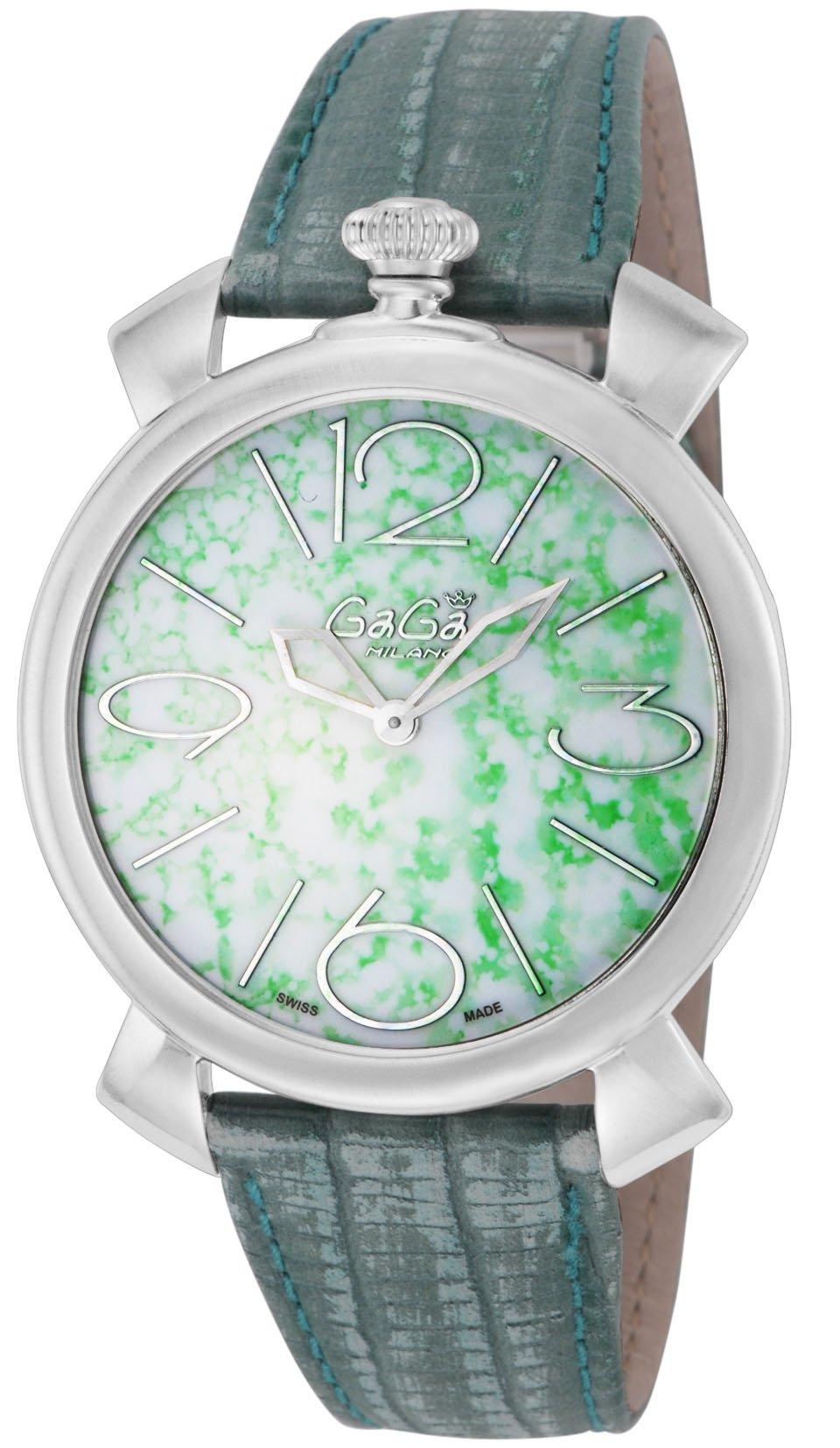 

Outlet Genuine Boxless Watch MANUALE THIN46MMVINTAGE Green Dial Quartz Daily Waterproof Green [Gaga Milano] 5090VINTAGE-LGR-LGR Men s [Item]