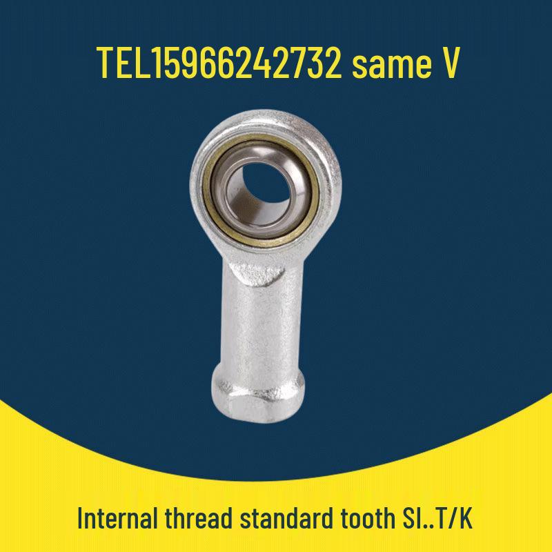Rod End Joint Bearing with SI Internal Thread and SA External Thread (Clockwise/Counterclockwise) - T/K Eye Joint in Sizes 5/6/8/10/12.