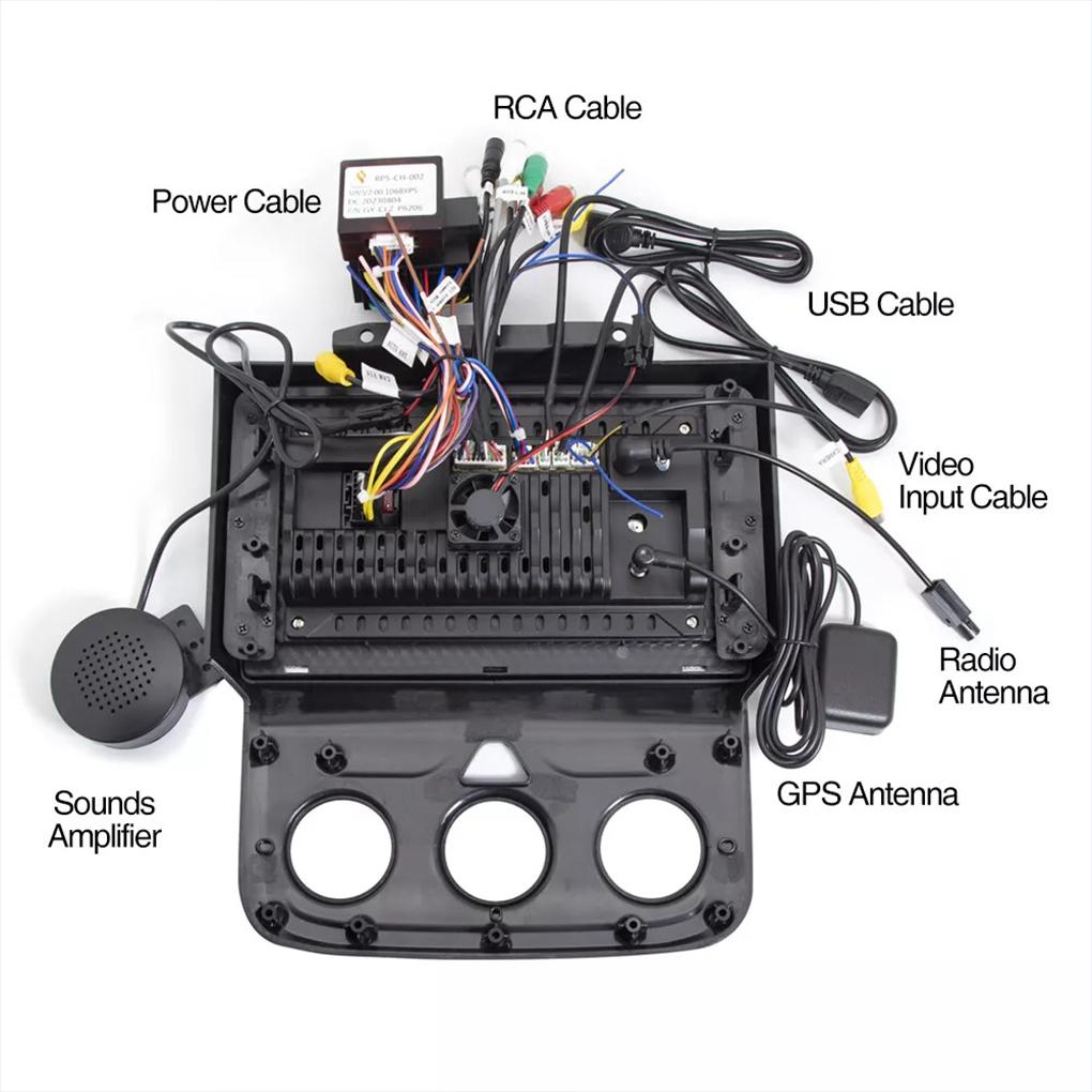 9inch Android Car Radio For Dodge Ram 1500 2500 3500 2013-2018 Carplay Car Stereo Android 13.0 Radio GPS Multimedia Video Player