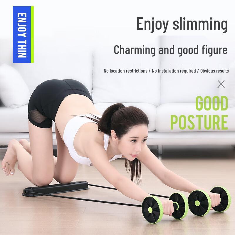 Ayoub Double Ab Roller Wheel