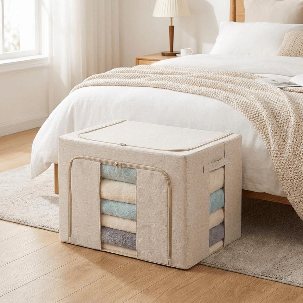 Large Capacity Toys Storage Box Folding Pants Storage Box Clothing Sorting Box Blanket