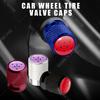 Car CNC Aluminum Sharingan Eye Japanese Anime Emblem For Suzuki Infiniti Toyota 4pcs Tire Valve Air Port Stem Cover Caps