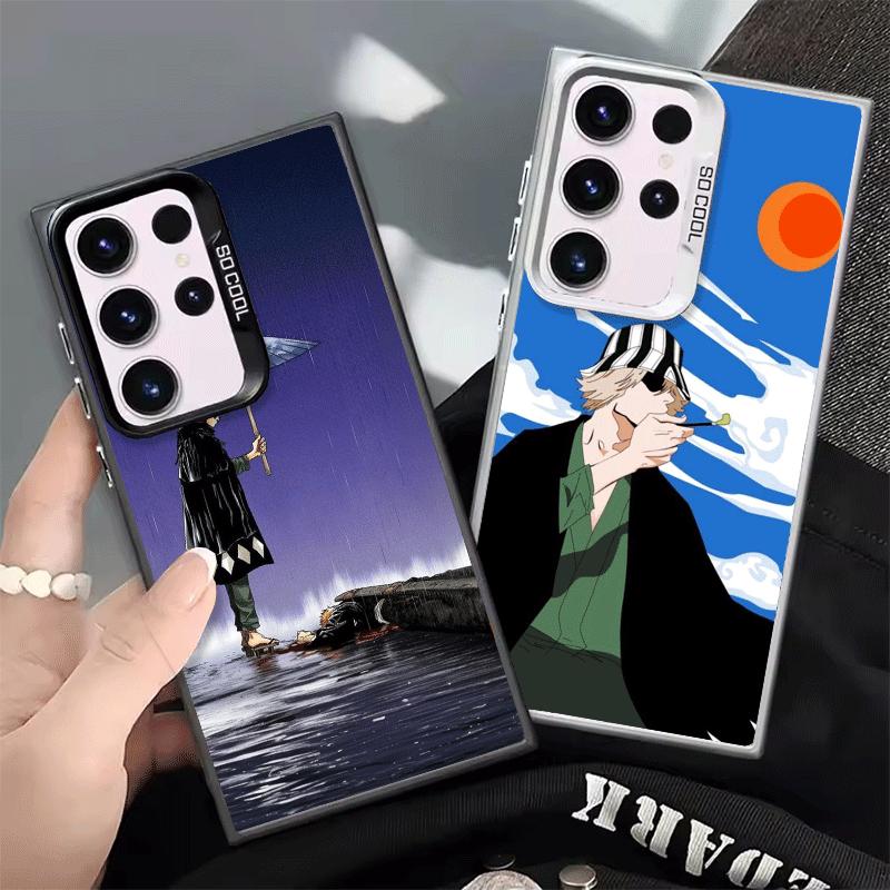 Bleach Kisuke Urahara Soft Phone Case for Samsung Galaxy S24 S25 FE S26 Edge S23 Ultra S22 Plus S21 + Shockproof Cover Back Shel
