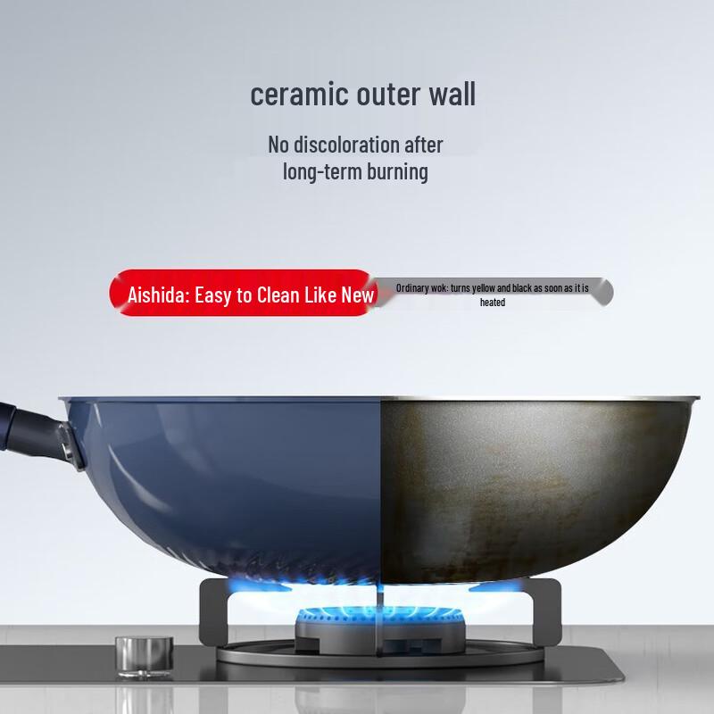 Aishida Titanový nepřilnavý wok