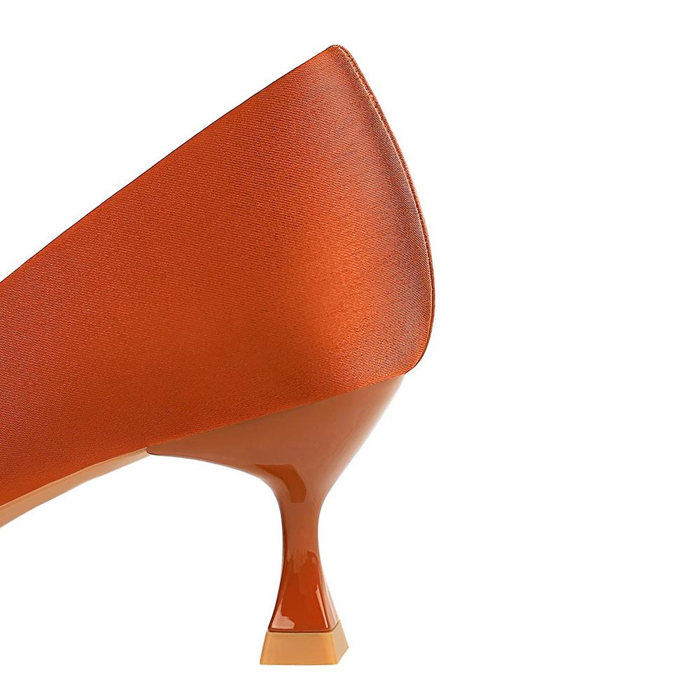 Water Diamond Bow Pointed, Thin Heel, Silk Heel, Single Shoe, Wine Glass Heel, Women's Single Shoe
