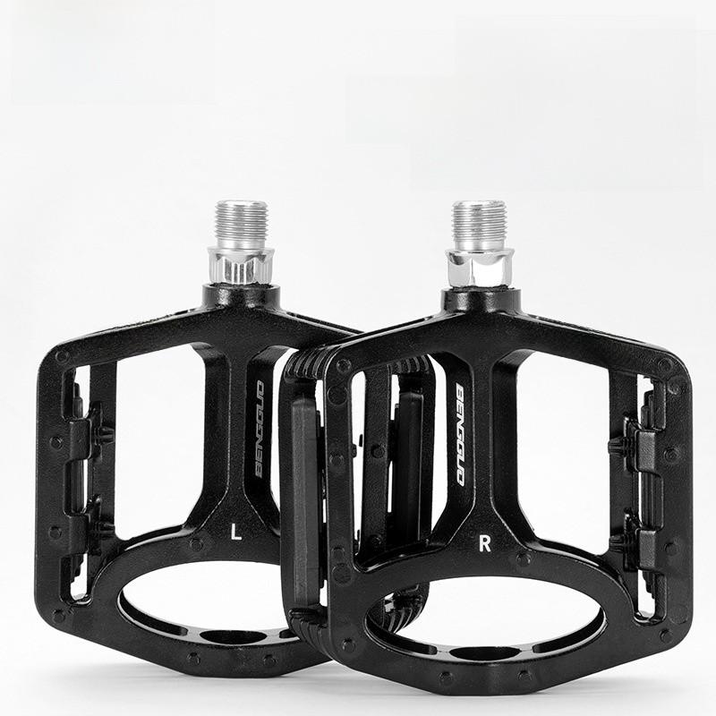 Cykelpedal med dubbla lager i aluminiumlegering för mountainbikecykling och pendling
