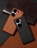 iQOO Neo9 & Neo9 Pro Genuine Leather Cowhide Lychee Pattern Half-Cover Case