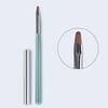 Nail Art Brush Soft Bristles Grip Comfortable Long Handle Reusable Draw Lines Plastic DIY UV Gel