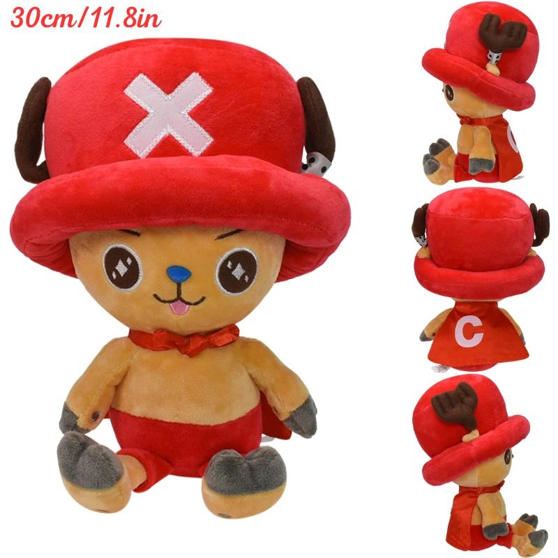 Kawaii One Piece Monkey D Luffy Tony Tony Chopper Soft Plush Toys Roronoa Zoro Karoo Sabo Gum-Gum Fruit Cute Peluche Dolls Gifts