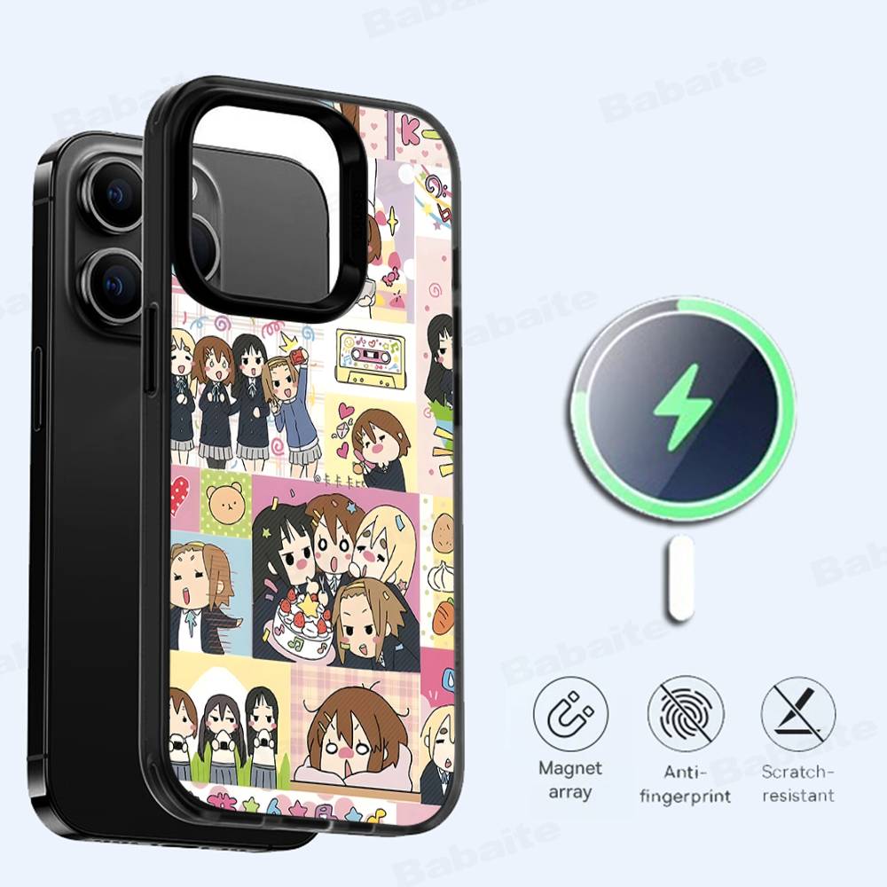 Anime K-ON Girls Cute For Magsafe Magnetic Phone Case For IPhone 17 16 Pro Max 15 Plus 14 13 12 11 Cover