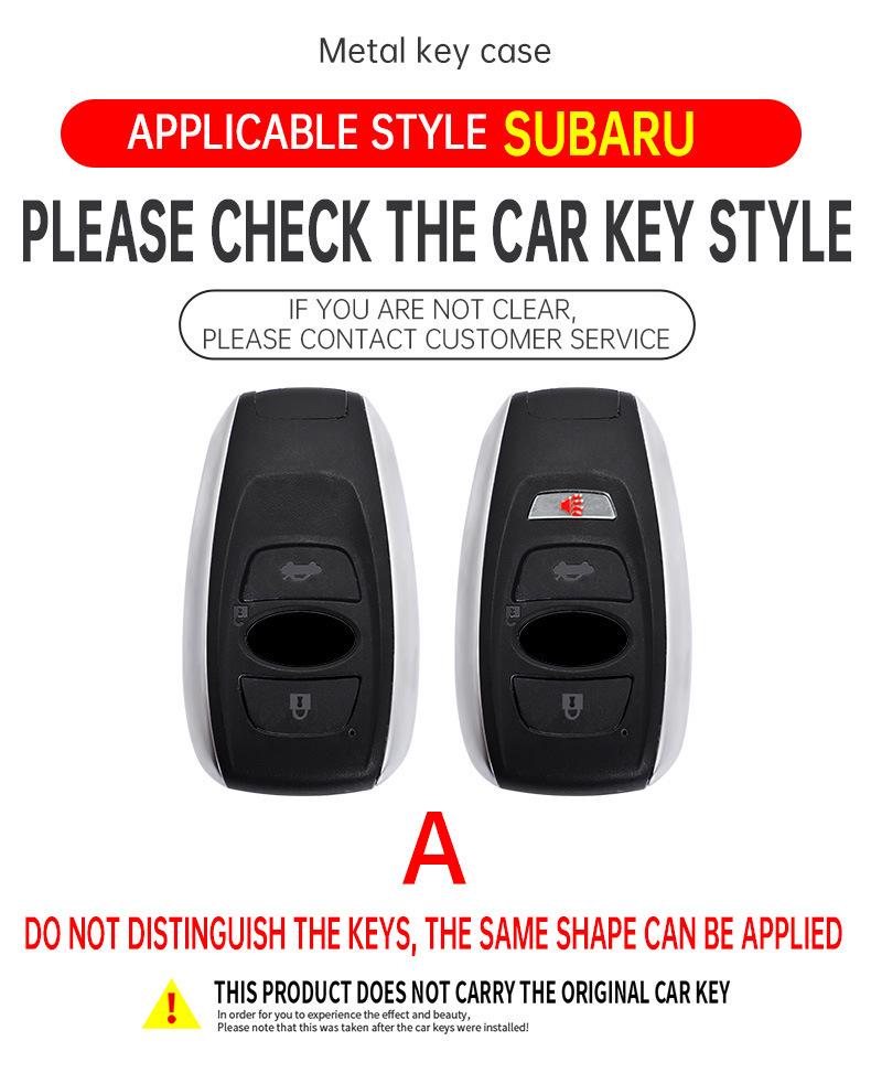 Schlüsseltasche für Subaru Forester/Outback/BRZ mit Metallschale