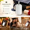 Stainless Steel Custom Laser Engraved Keychain Dog Tag Pendant Ornament