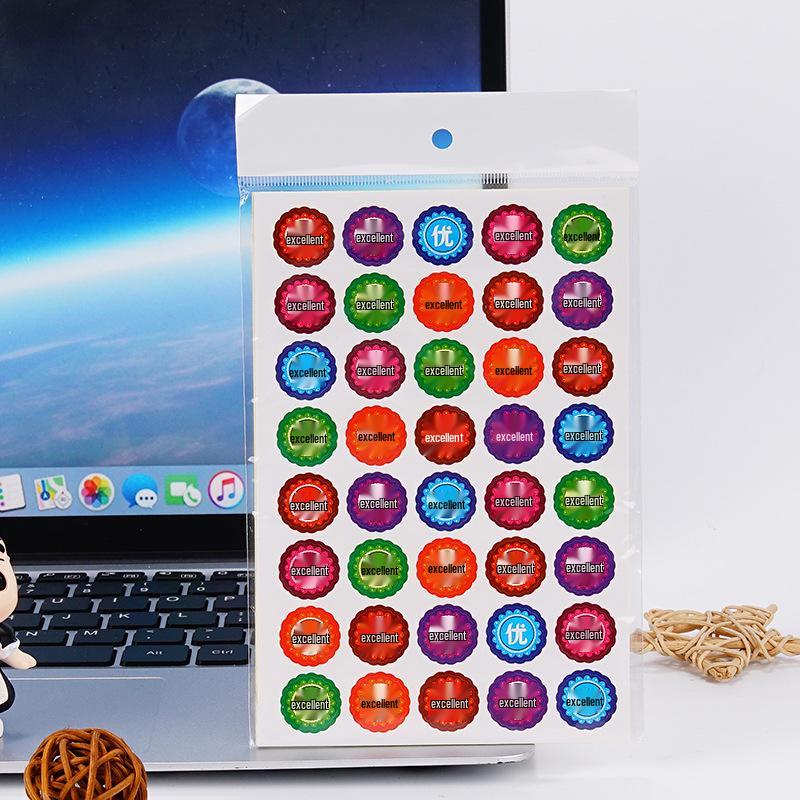 Custom Cute Cartoon Reward Stickers for Kindergarten Teachers