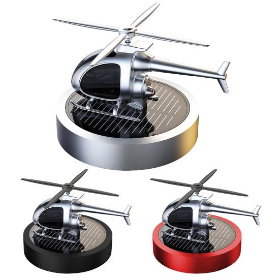 Pojazdy samochodowe Odświeżacz powietrza Zasilany energią słoneczną Ozdoba do aromaterapii Obrotowy helikopter Dyfuzor zapachowy z tabletkami zapachowymi Akcesoria do wnętrz samochodowych