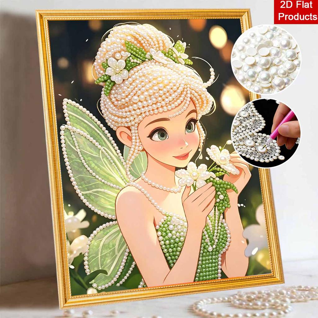 Disney Pearl Painting Tinkerbell Pearl Art Painting Kit Art Pearl Painting Kit Adult Beginner Gift Creative Home Wall Decor
