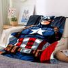 1 Stück Captain America, Schild-Decke Leichte Flanell-Kuscheldecke für Sofa, Bett, Reisen, Camping, Wohnzimmer, Büro, Couch, Stuhl und Bett