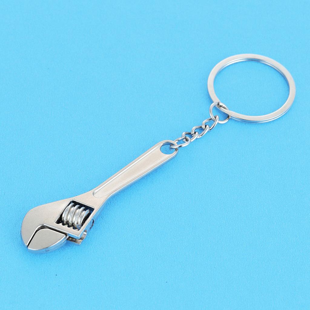 Adjustable Small Spanner for Key Ring Tool Set Gifts Men Novelty Keyring Tools