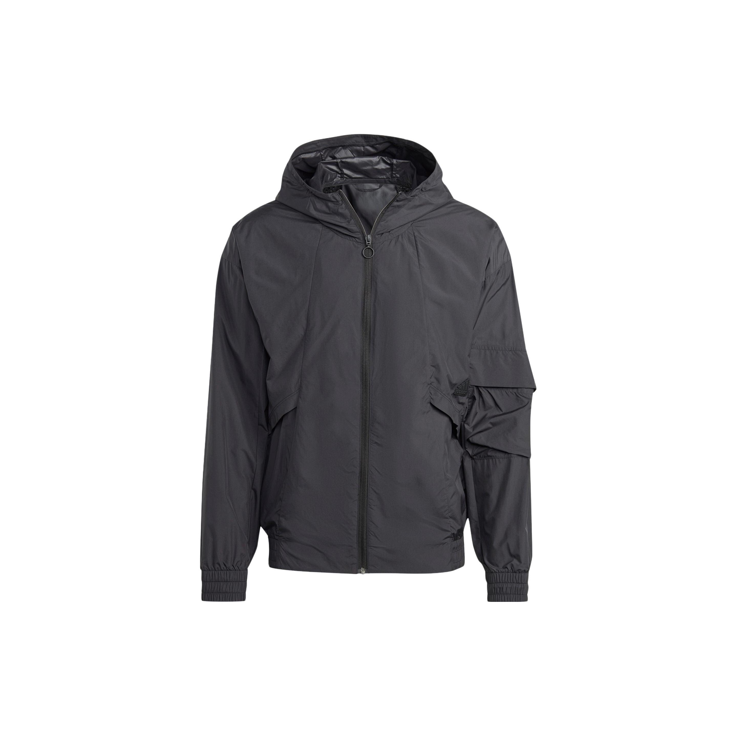 adidas City Escape Windbreaker Jacket  Black  Men s IC6733 L