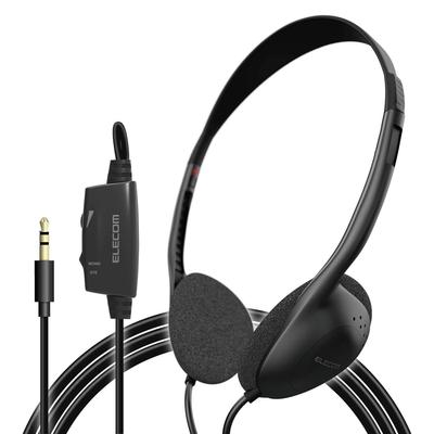 ELECOM Kopfhörer für TV-Fahrer Schwarz [Overhead-Typ] 30 mm "Affinity Sound" 3,0 m EHP-TV11O3BK