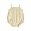 Infant Summer Knit Triangle Sling Romper - Cute, Lightweight Crawling Outfit