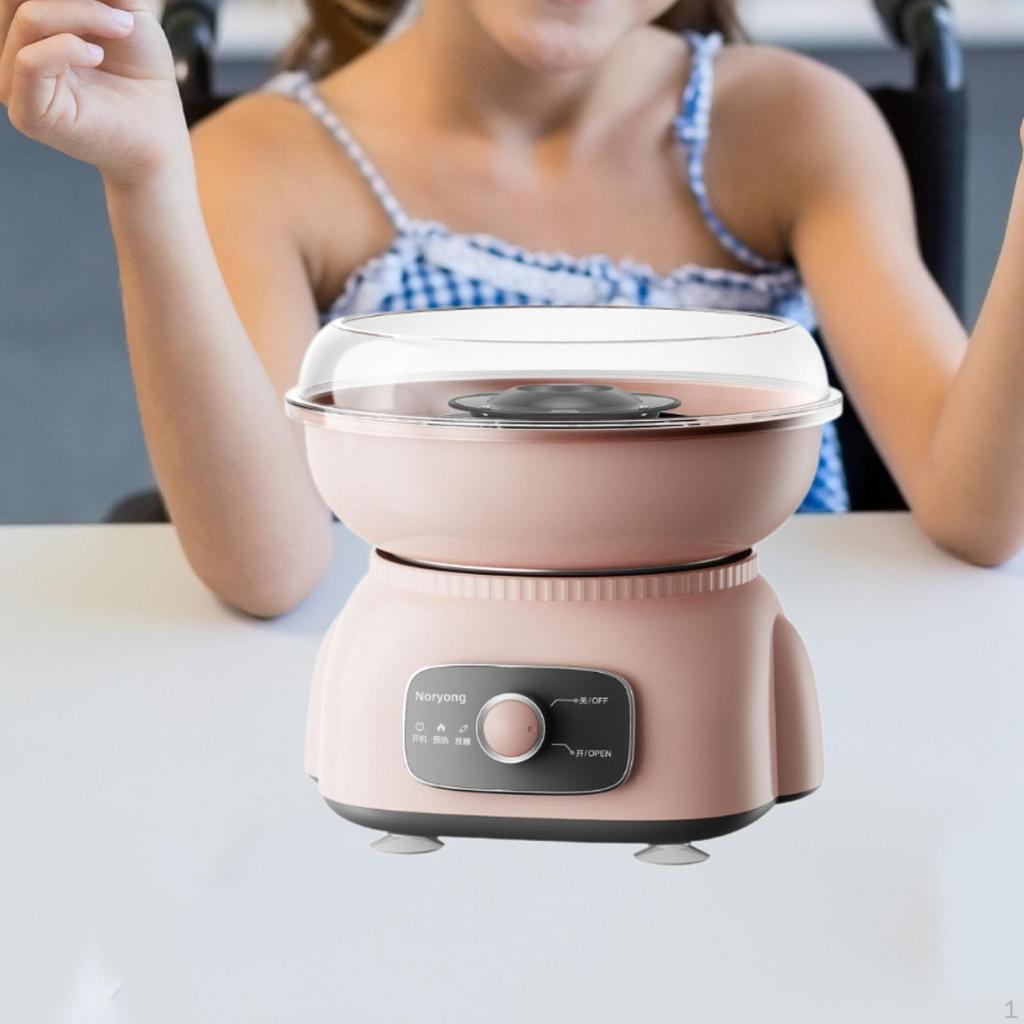 Zuckerwattemaschine, Bonbonmaschine, US-Stecker, geräuscharm, 500 W, effizient, tragbar, für Familienfeiern, Geburtstage