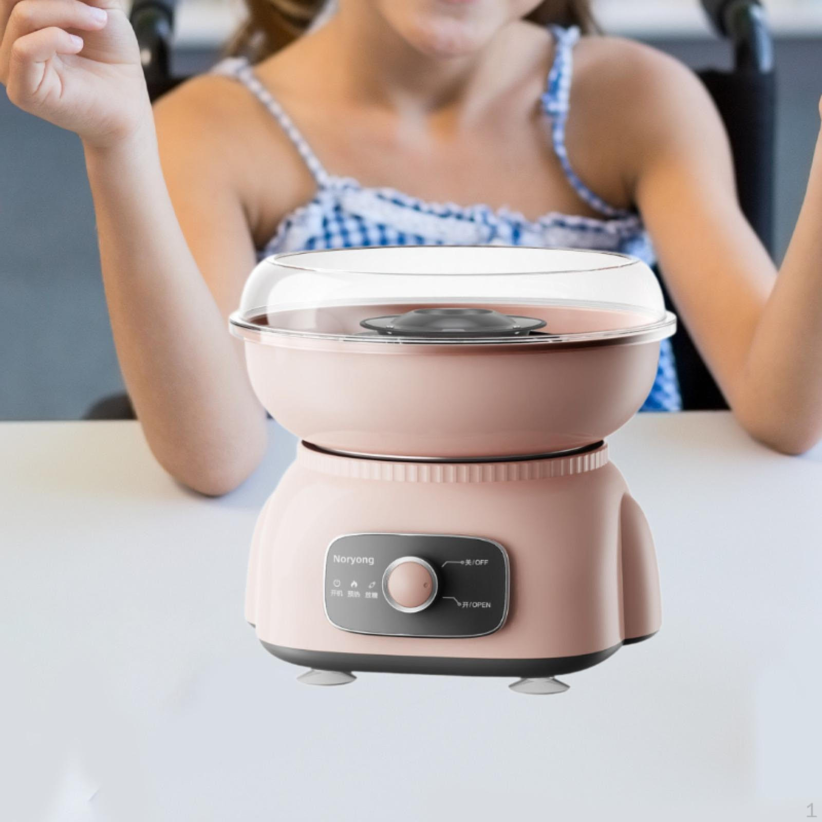 

Машина для приготовления сахара из хлопка, конфетница, штепсельная вилка США, низкий уровень шума, 500 Вт, эффективная портативная для семейного праздника, дня рождения