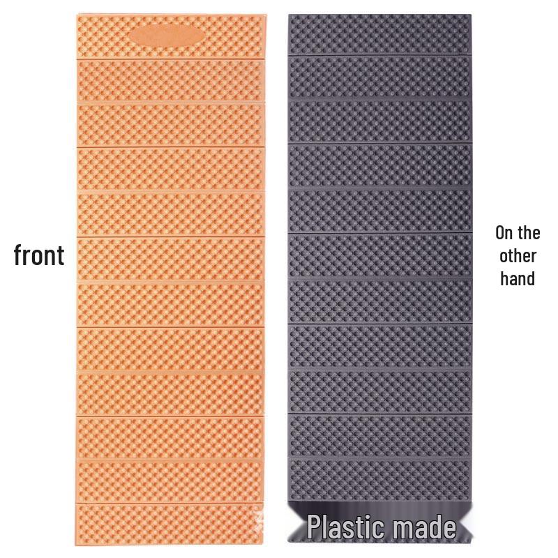 Portable Outdoor Egg Slot Folding Mat - Moisture-Proof Camping Tent Mat with Aluminum Foil
