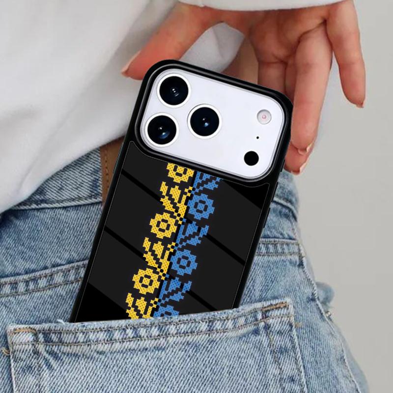 U-kraine Tryzub Flag soft Phone Case for iPhone 17ProMax 12 13 14 15 16e 17 Pro Max Plus Air Cover