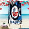 Asciugamano da Spiaggia Personalizzato con Nome FC Hansa Rostock, Asciugamano Grande Morbido ad Asciugatura Rapida per Spiaggia Campeggio Nuoto -HE216