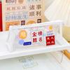 Transparent Pencil Case with Large Capacity Motivational Quote PVC Pouch for Students Waterproof Portable Clear Stationery Bag for School Exam Desk