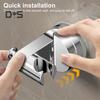 Shower Base Bracket with Hook Design Strong Adhesive Waterproof Handheld Shower Base Holder Replacement