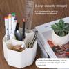 360-Degree Rotating Pen Holder Desktop Storage Box Office Multi-Functional Creative Large Capacity Cute Girl Heart Ins