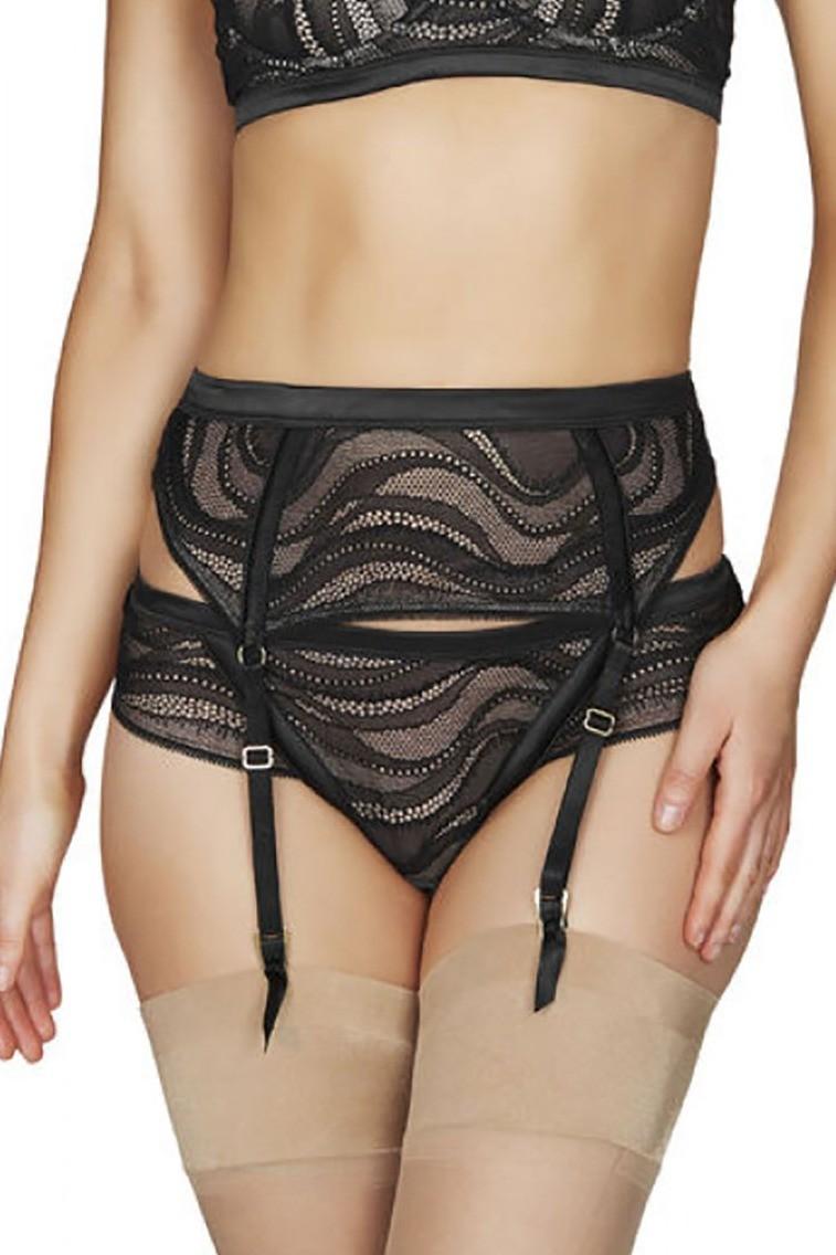 

Пояс для панчіх Pleasure State (92865) 44(M) прозорий колір чорний