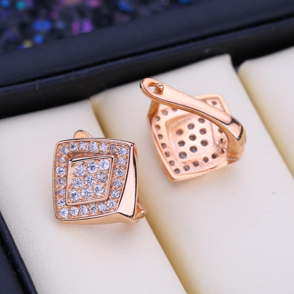 Stud Earrings For Women Fashion Luxury Cubic Zirconia Drop Earrings