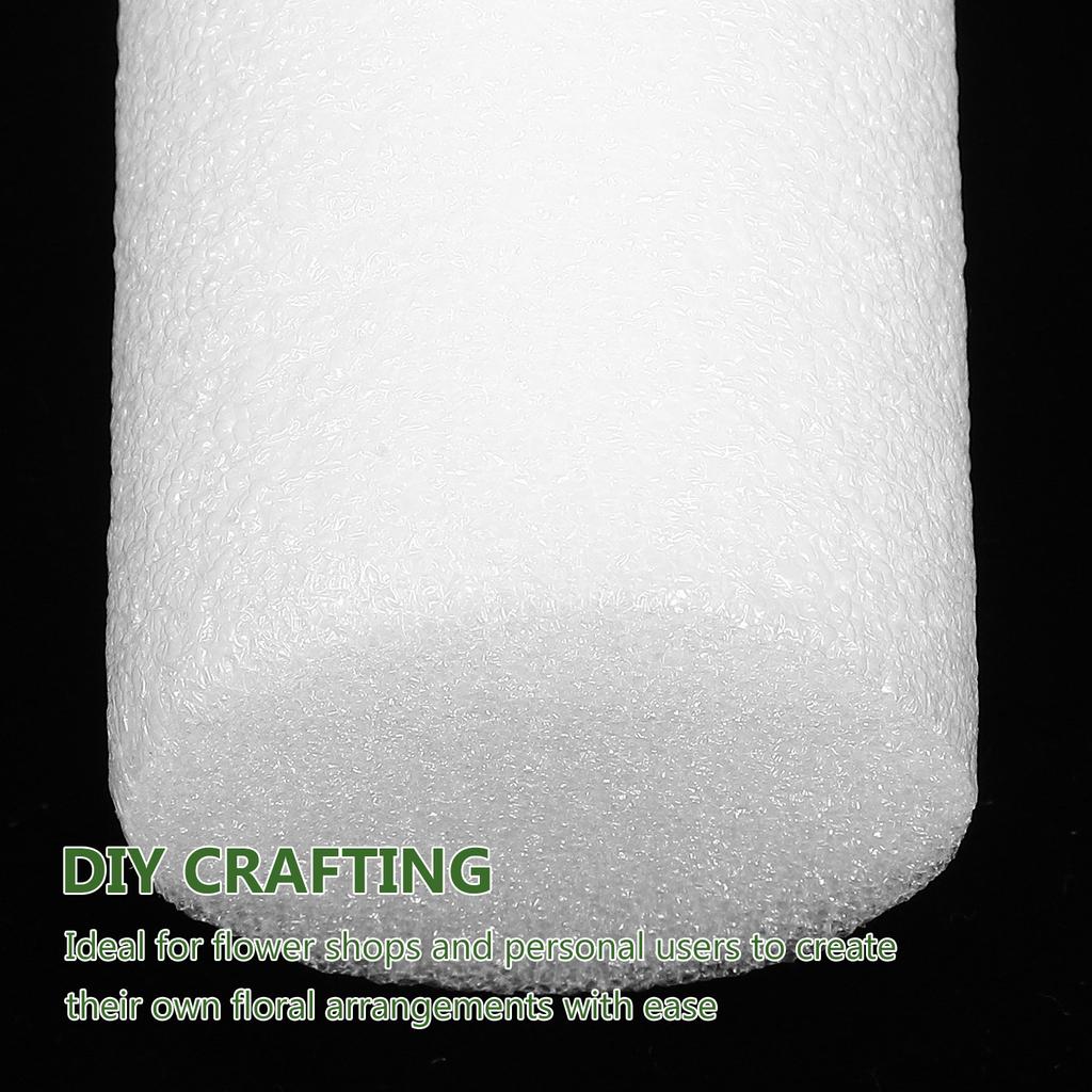 5 Pezzi Schiuma per Composizioni Floreali Bianche 40cm Stecca di Schiuma per Composizioni Floreali Materiali per Produzione Fai-da-te Fioreria Accessori Decorativi