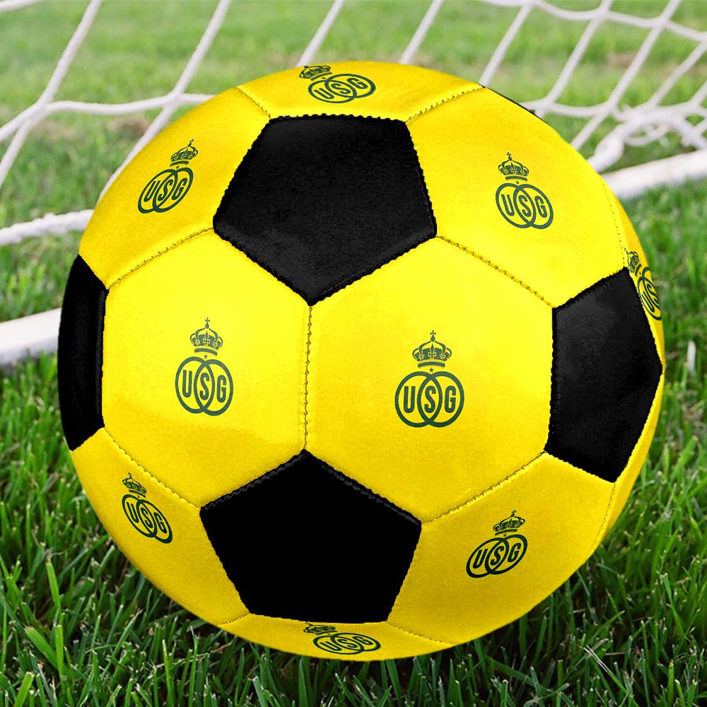MAAT 5 Royale Union Saint-Gilloise Voetbal Kleurrijk Alle Leeftijden Machinaal Gestikt PVC Wedstrijd Klaar Duurzaam Hoge Stuit