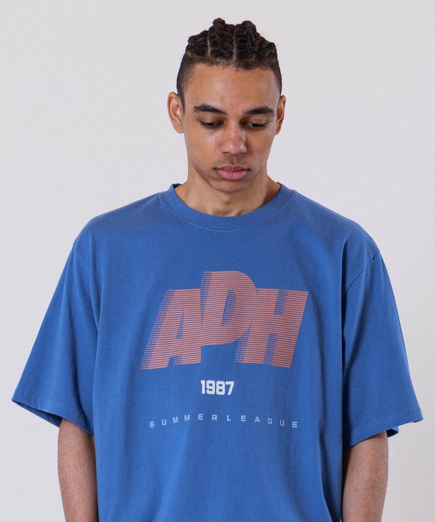 ALL DAY HOOPS Adh Summer League Oversized Short Sleeve T-Shirt Blue