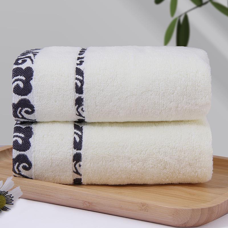 Thickened Soft Absorbent Cotton-Poly Face Towel - Gift for Home Use