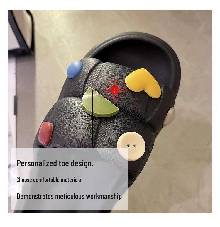 2025 Summer Cool Indoor Couple Slippers: Emotional Design for Women