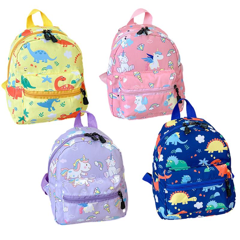 Children'S Cartoon Dinosaur Unicorn Backpacks For Teenager Cute Kindergarten Schoolbag Waterproof Book Bag Boys Girls Animal Bag