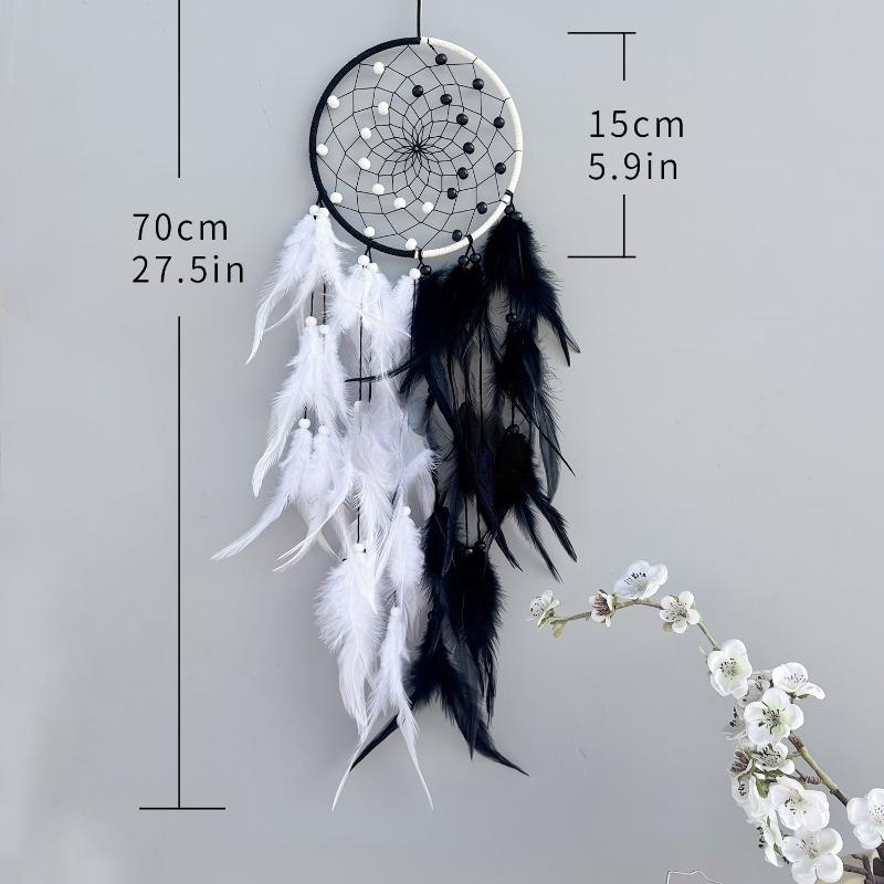 Home Decoration Indian Dreamcatcher Room Wall Decoration Simple Wind Two-color Dreamcatcher Home Decoration Hanging Decoration Dreamcatcher Hanging