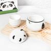 1 Set Cute Ceramics Panda Tea Set One Pot Portable Kung Fu Tea Teacup Durable with Three Cups Teapot Set Gifts