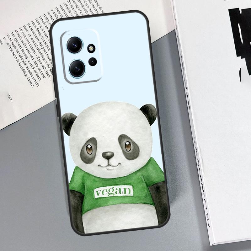 Vegan Pattern Funda For Xiaomi Redmi 12 9A 9C 10A 10C 12C Case Redmi Note 9 8 10 11 12 Pro 9S 10S 11S 12S